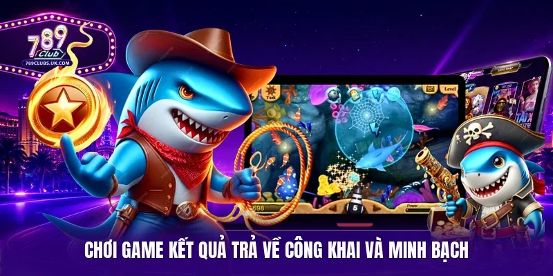 Chơi game kết quả trả về công khai và minh bạch